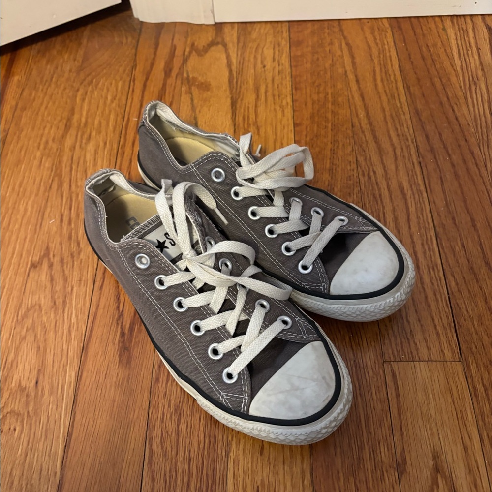 Converse Gray Sneakers with White Accents